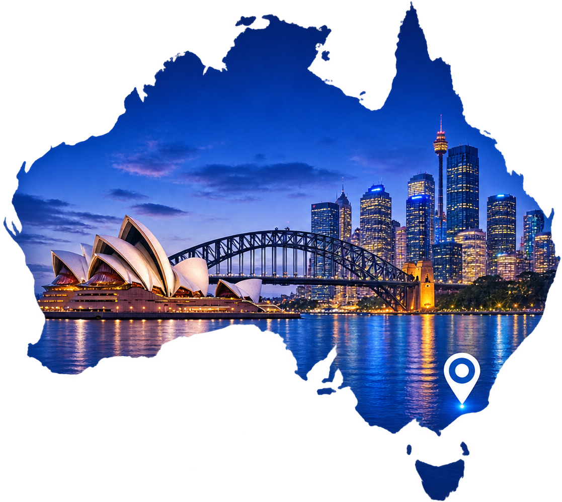 Australia Support Map
