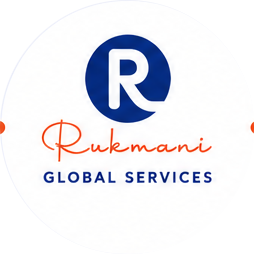 Rukmani Global Services Logo Badge